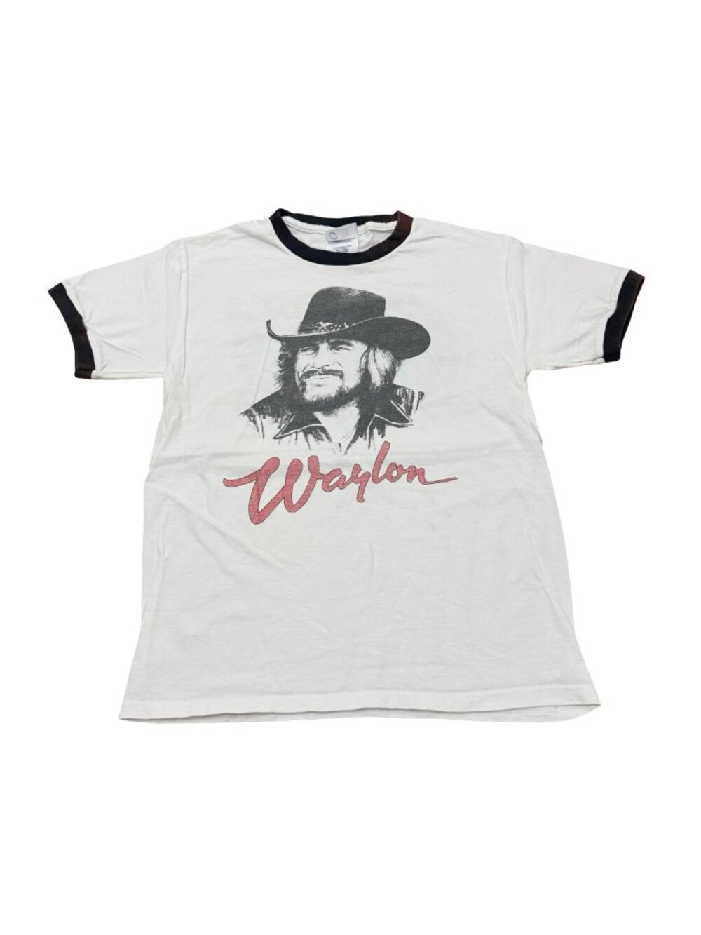 Vintage Y2K Waylon Jennings Ringer T-Shirt